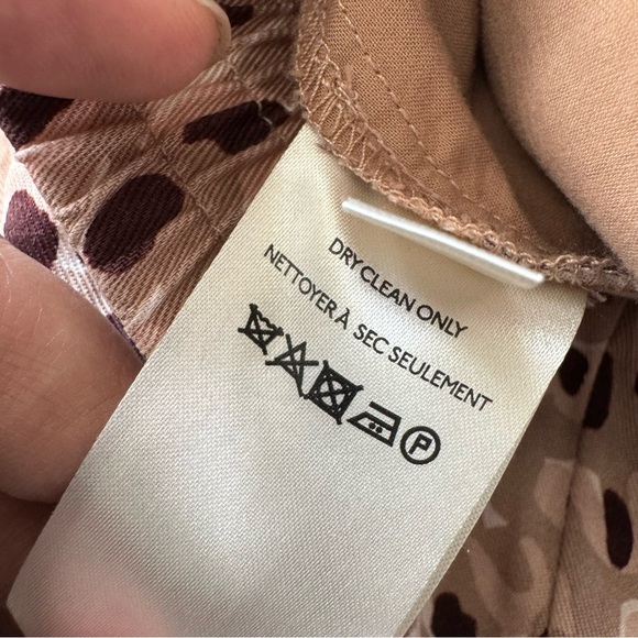 NWT Anthropologie Isobel Pleated Wide Leg Leopard Print Trouser Pants size LP - Picture 11 of 11